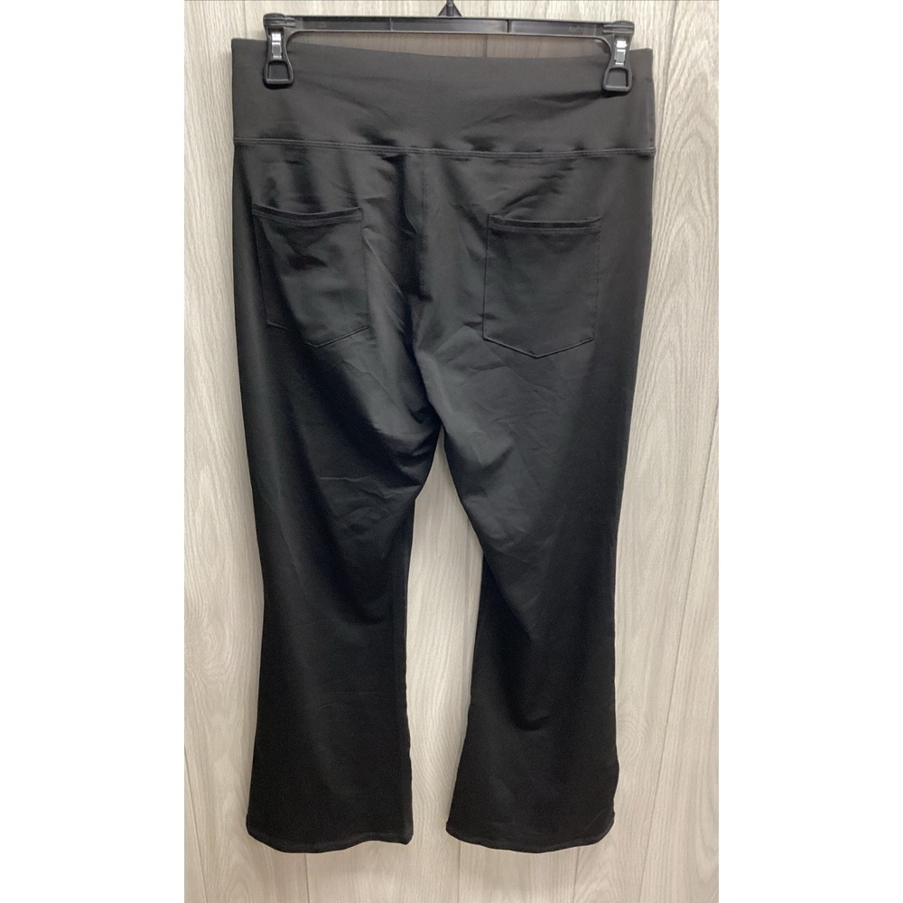 UNBRANDED‎ Women's (Size 1XL) Pull On Leggings Pockets Stretch Black - Picture 2 of 4